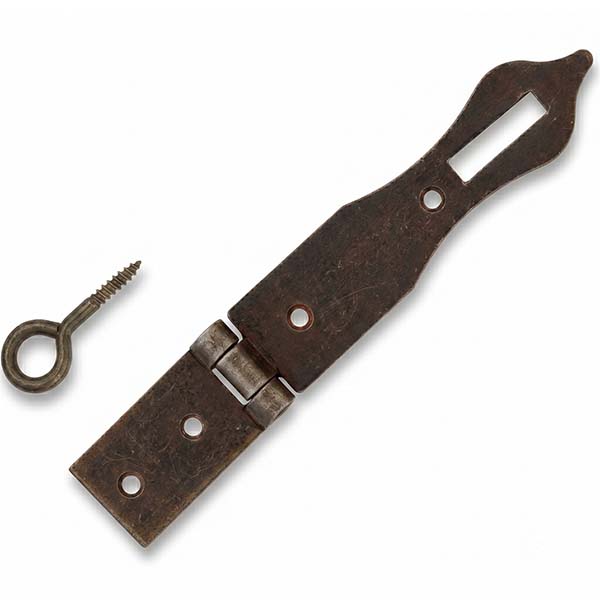 Metal Style Chiusura per Baule con Occhiolo Ferro Anticato MM155X25 - METAL STYLE
